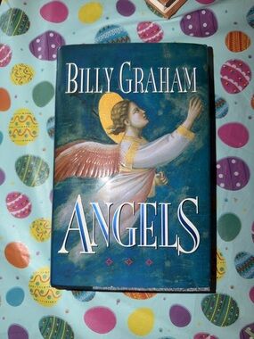Billy Graham Angels Hardcover Book - Blue Cover